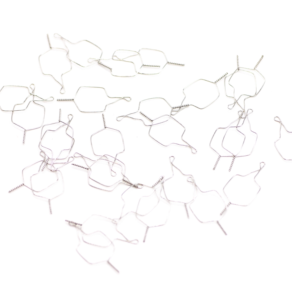 Металлическая лигатура Кобаяши, короткая, 0.012, 100 шт