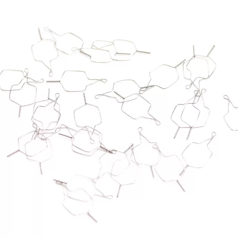 Металлическая лигатура Кобаяши, короткая, 0.012, 100 шт