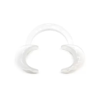 Ретрактор стоматологический белый, S