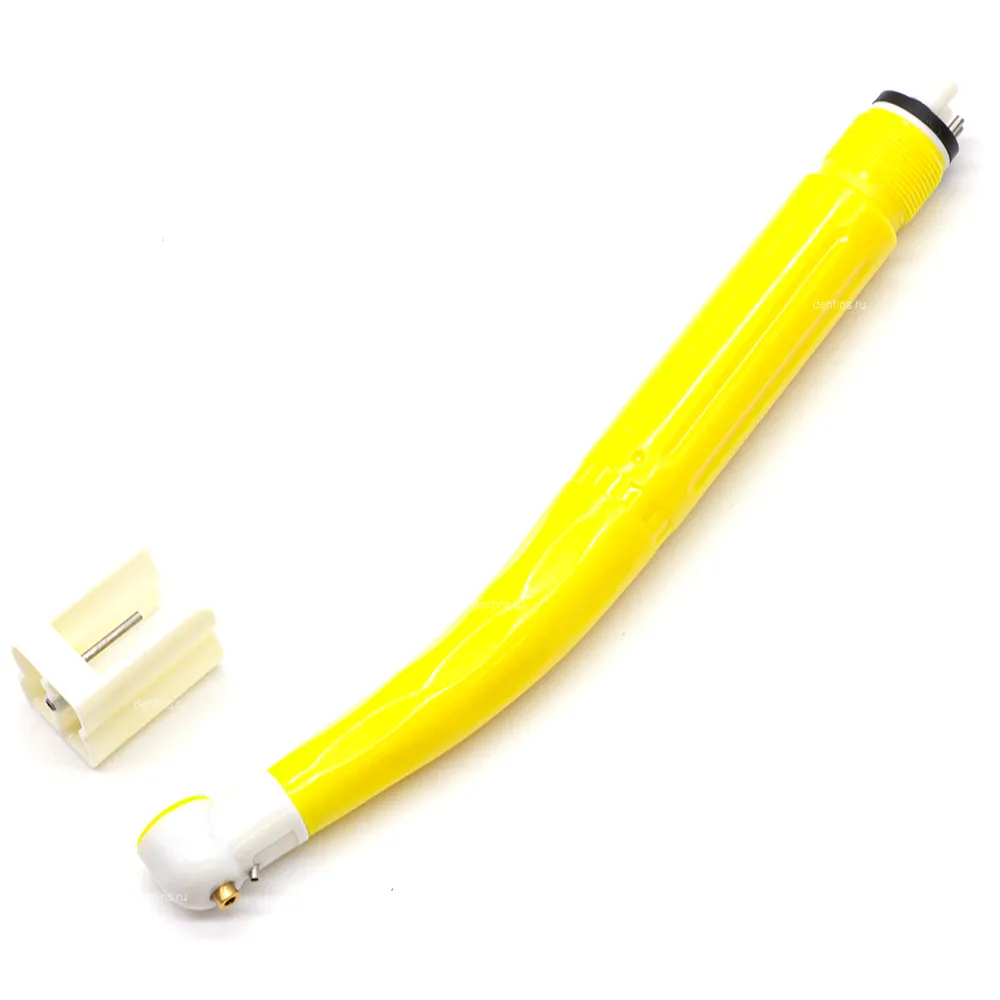 Стерильный стоматологический турбинный наконечник, желтый фото