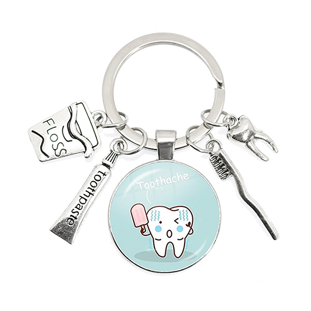 Брелок больной зубик, 2 Брелок больной зубик, 2