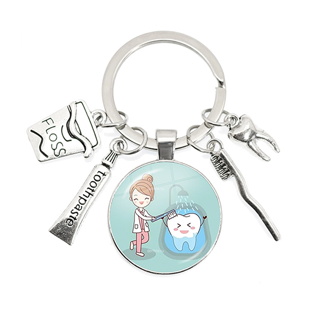 Брелок стоматолог девушка, 1
