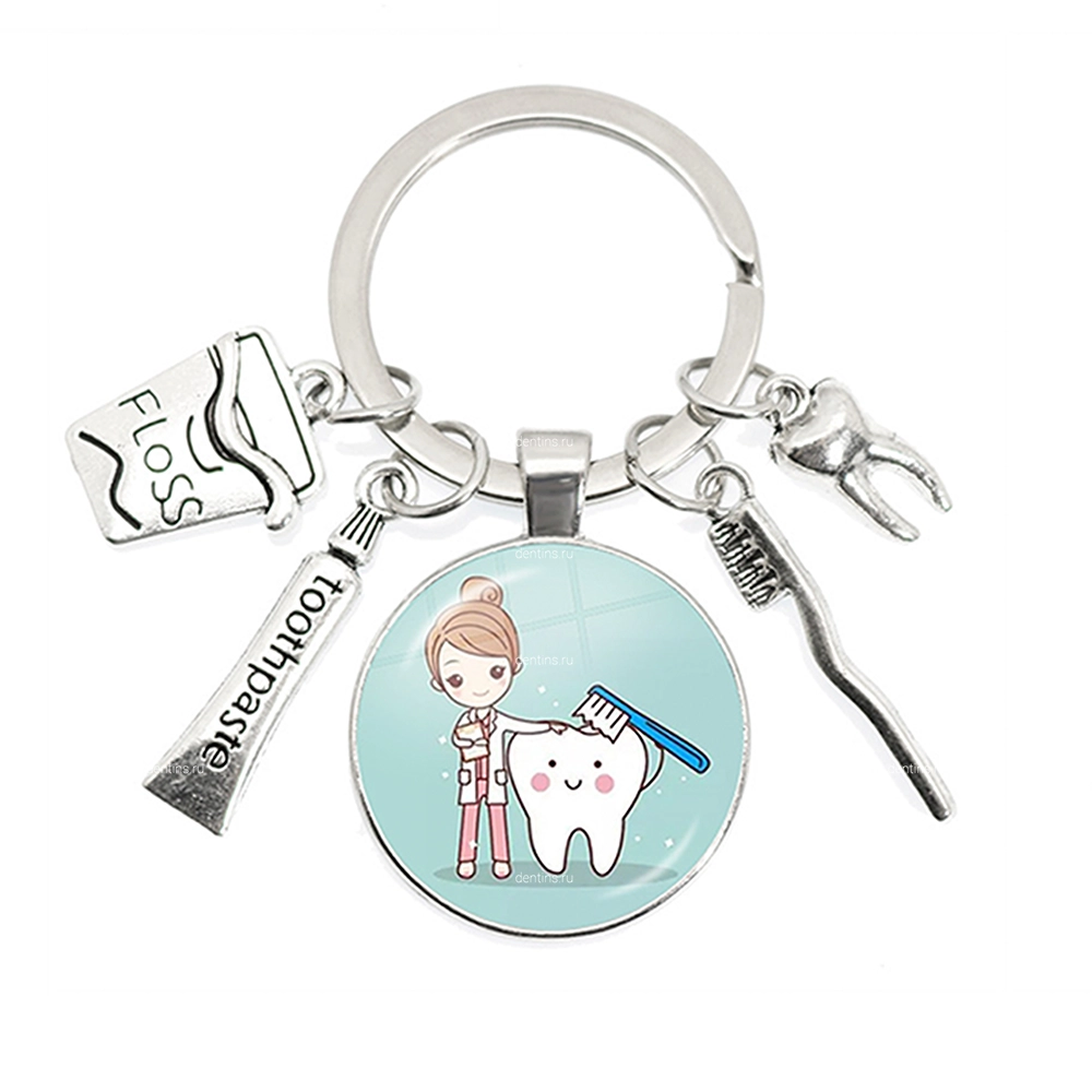 Брелок стоматолог девушка, 7