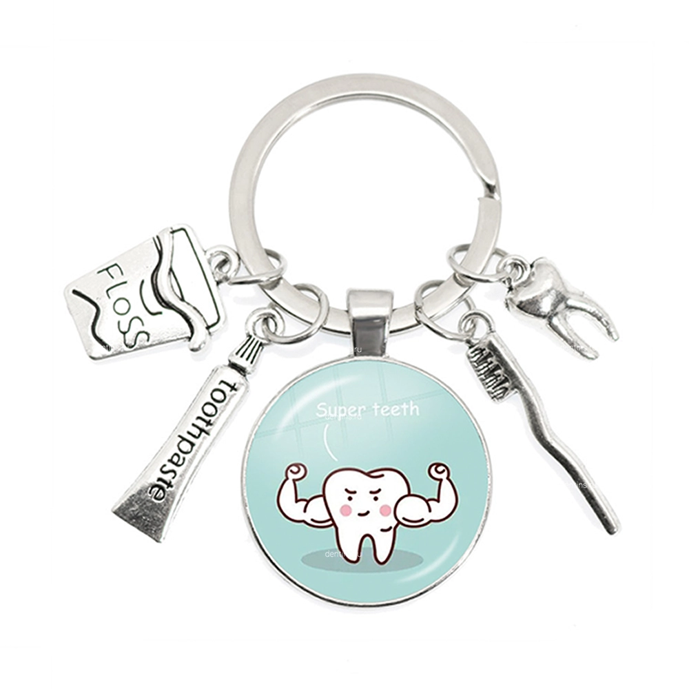 Брелок здоровый зубик, 5