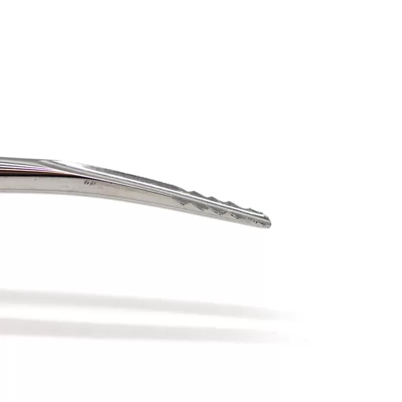 Элеватор стоматологический Линдо Левиан зубчатый изогнутый, 160 мм, 2 мм