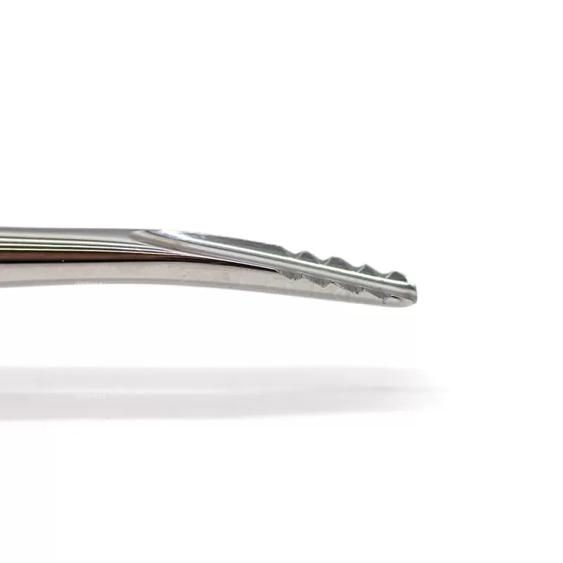 Элеватор стоматологический Линдо Левиан зубчатый изогнутый, 160 мм, 3,5 мм