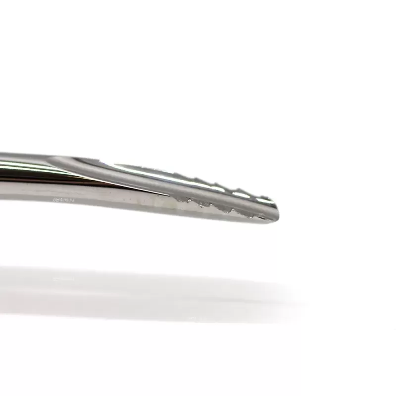 Элеватор стоматологический Линдо Левиан зубчатый изогнутый, 160 мм, 4 мм