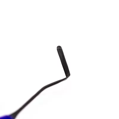 Гладилка двусторонняя с разворотом синяя Silicon Black, 175 мм