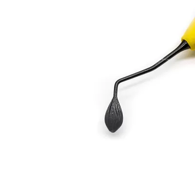 Гладилка универсальная для реставрации фронтальных зубов желтая, Silicon Black, 175 мм