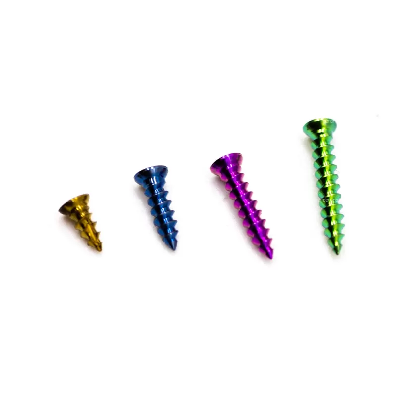 Набор для челюстно лицевой хирургии с отверткой и винтами