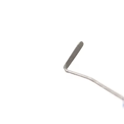 Гладилка двусторонняя с разворотом синяя Silicon Silver, 175 мм