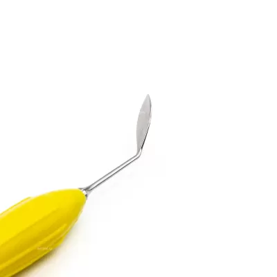 Гладилка универсальная для реставрации фронтальных зубов желтая, Silicon Silver, 175 мм