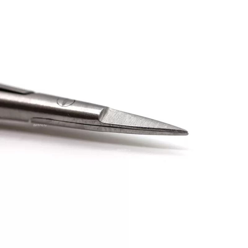 Ножницы микрохирургические Кастровьехо TC Knurling Gold, 150 мм прямые