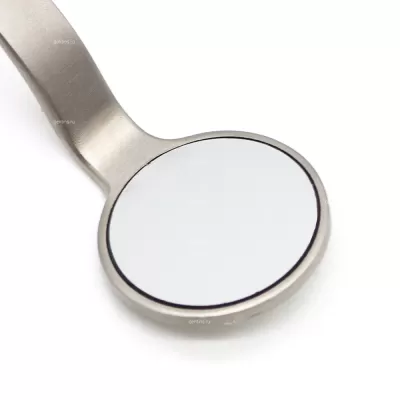 Набор из 4-х родиевых двусторонних стоматологических зеркал, 22 мм