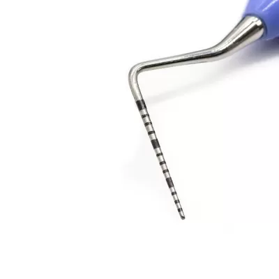 Зонд пародонтологический градуированный двусторонний Silicon, шаг 1 мм