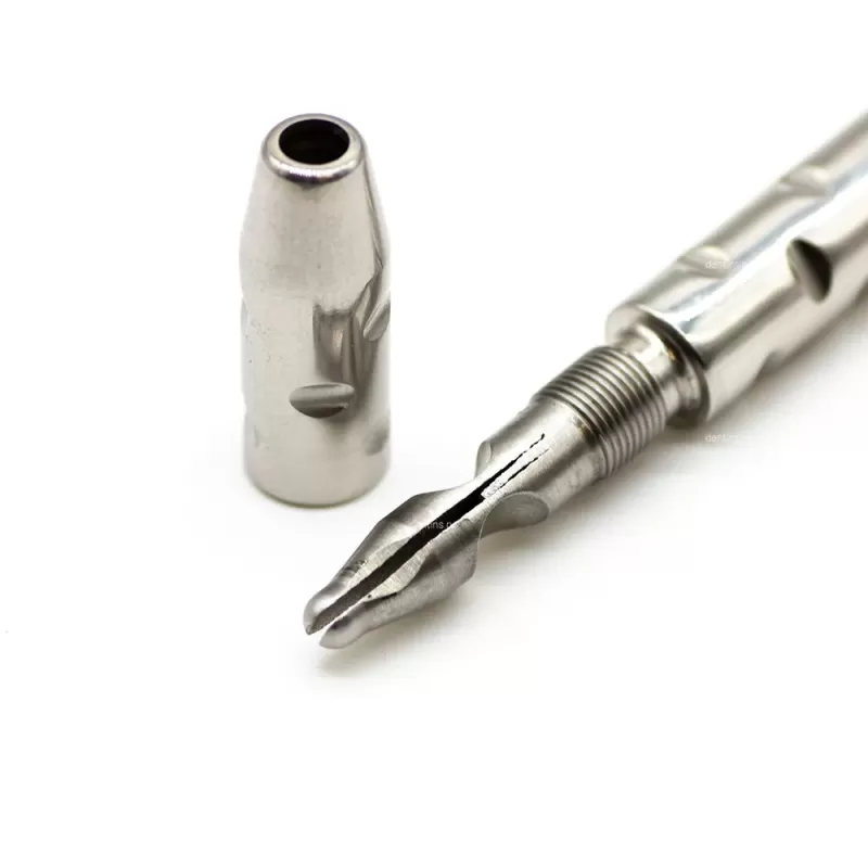 Ручка для скальпеля многоразовая для микро лезвий, Round Silver 150 мм