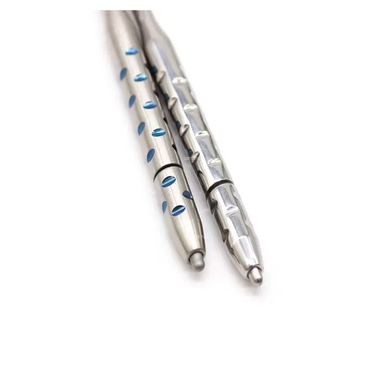 Ручка для скальпеля многоразовая для микро лезвий, Round Silver 150 мм