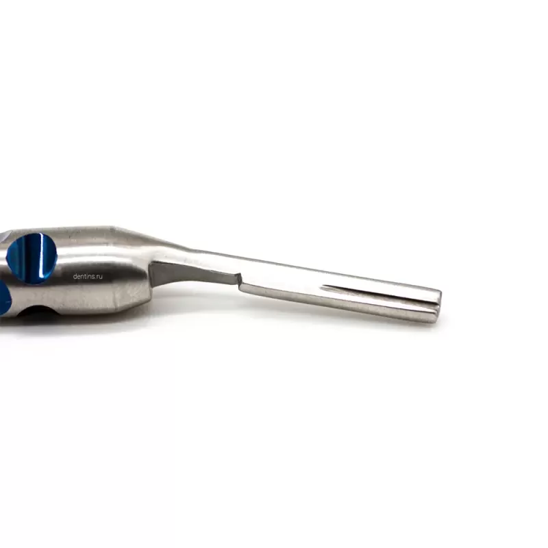 Ручка для скальпеля многоразовая, для простых лезвий, изогнутая под 30° Round Blue