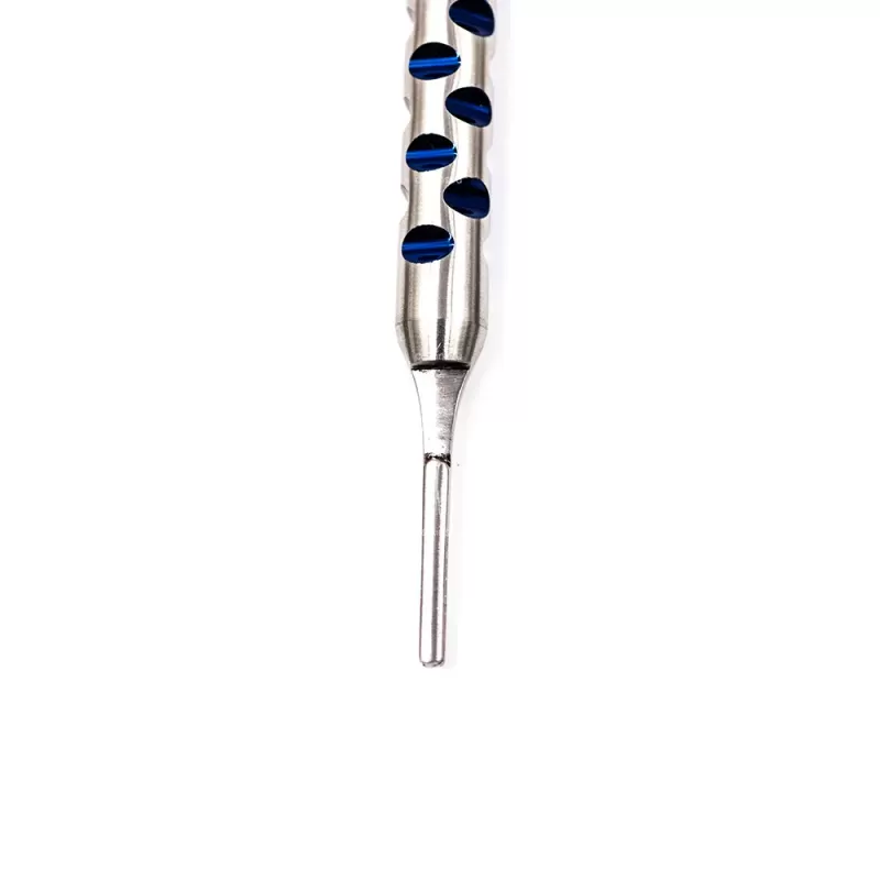 Ручка для скальпеля многоразовая для простых лезвий, Round Blue 150 мм