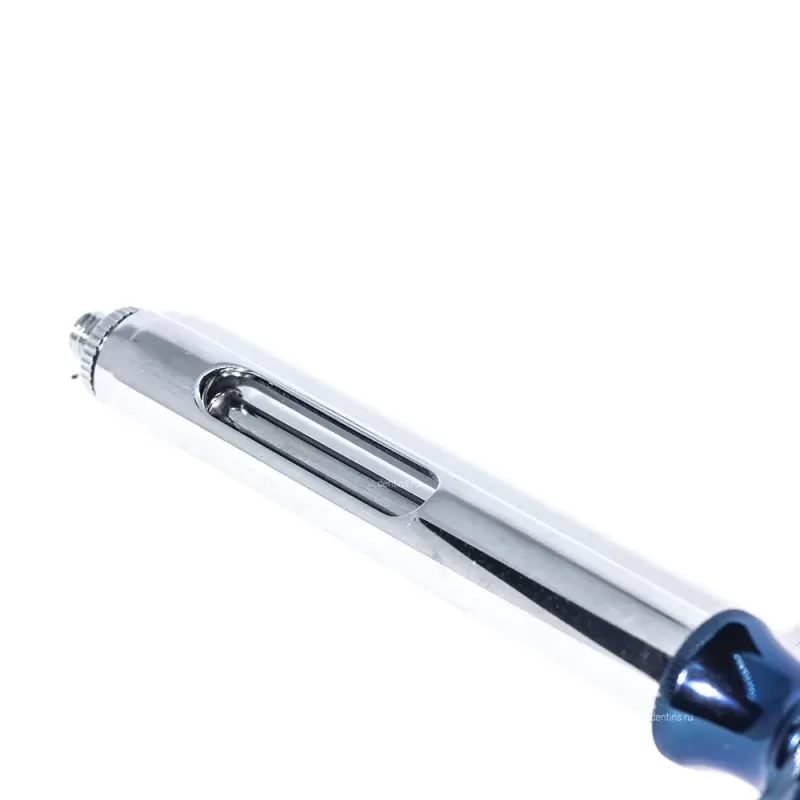 Карпульный шприц для дентальной анестезии с металлической ручкой, Blue