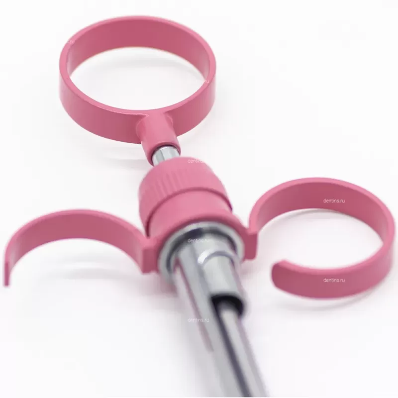 Карпульный шприц для дентальной анестезии с металлической ручкой и аспирацией фото