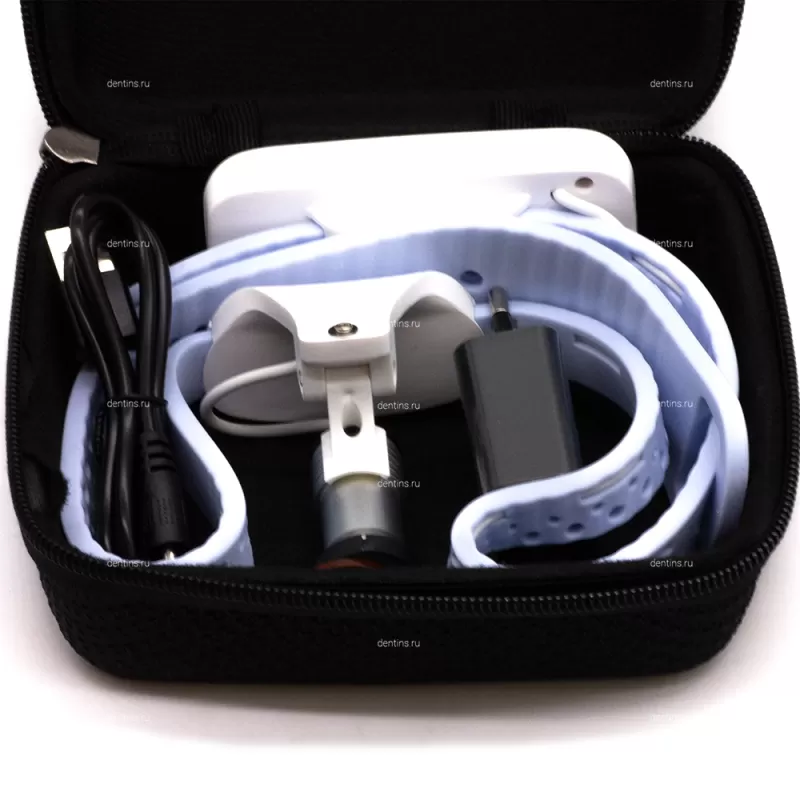 Налобный осветитель, голубой