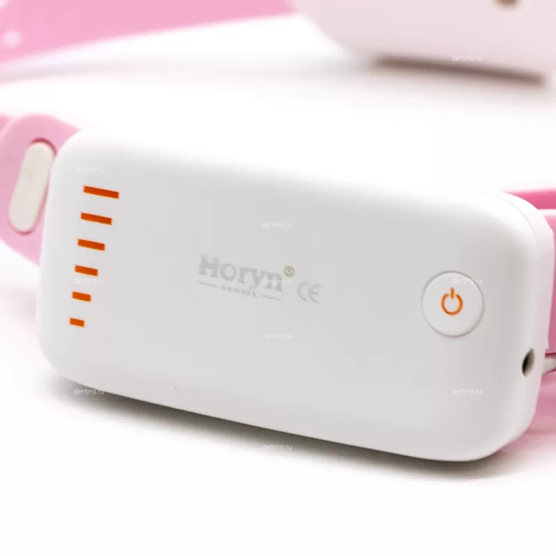 Налобный осветитель, розовый