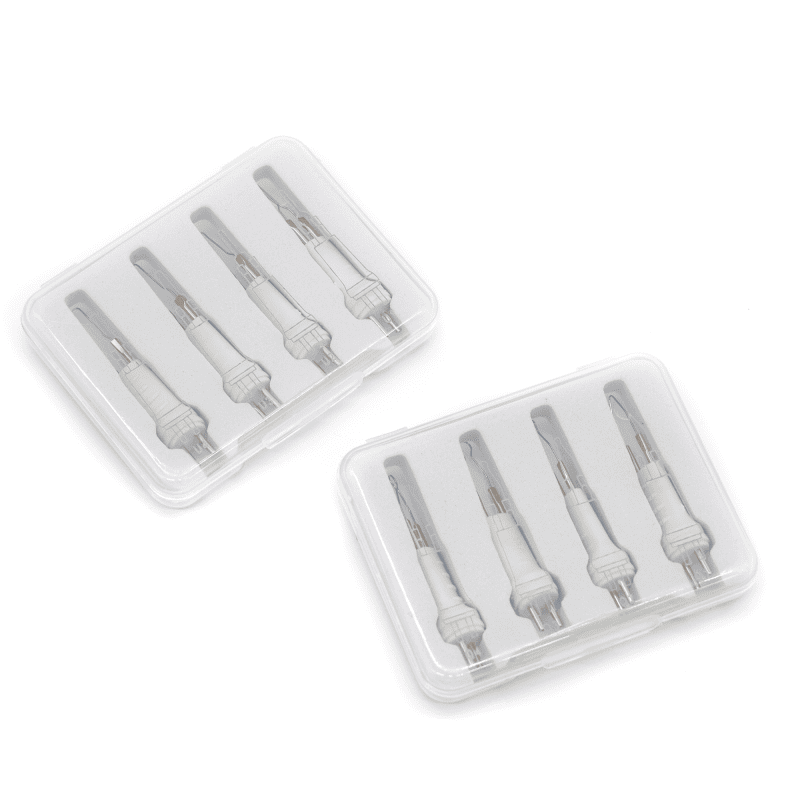 Аппарат для обрезания гуттаперчи (Гуттакат), 8 насадок, серебро