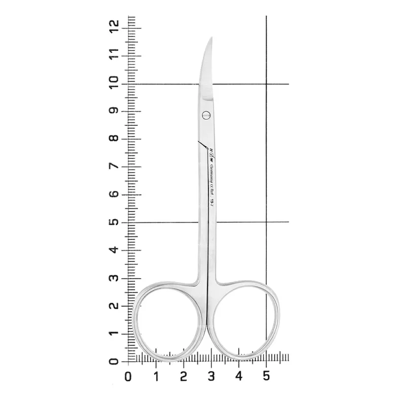 Ножницы хирургические La Grange, двойной изгиб,  11,5 см