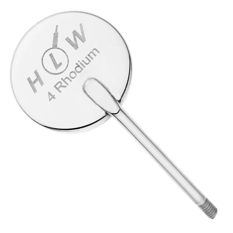 Зеркало стоматологическое №4, 22 мм родий