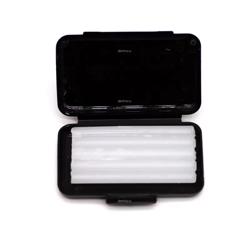 Ортодонтический набор по уходу за полостью рта в косметичке, черный