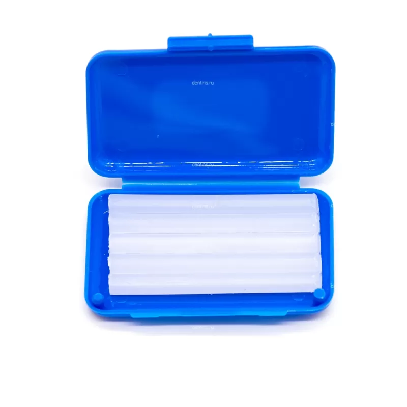Ортодонтический набор по уходу за полостью рта в косметичке, синий