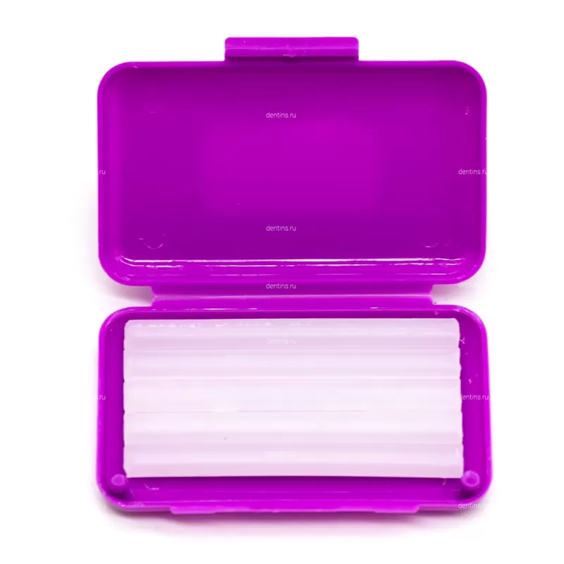 Ортодонтический набор по уходу за полостью рта в косметичке, фиолетовый