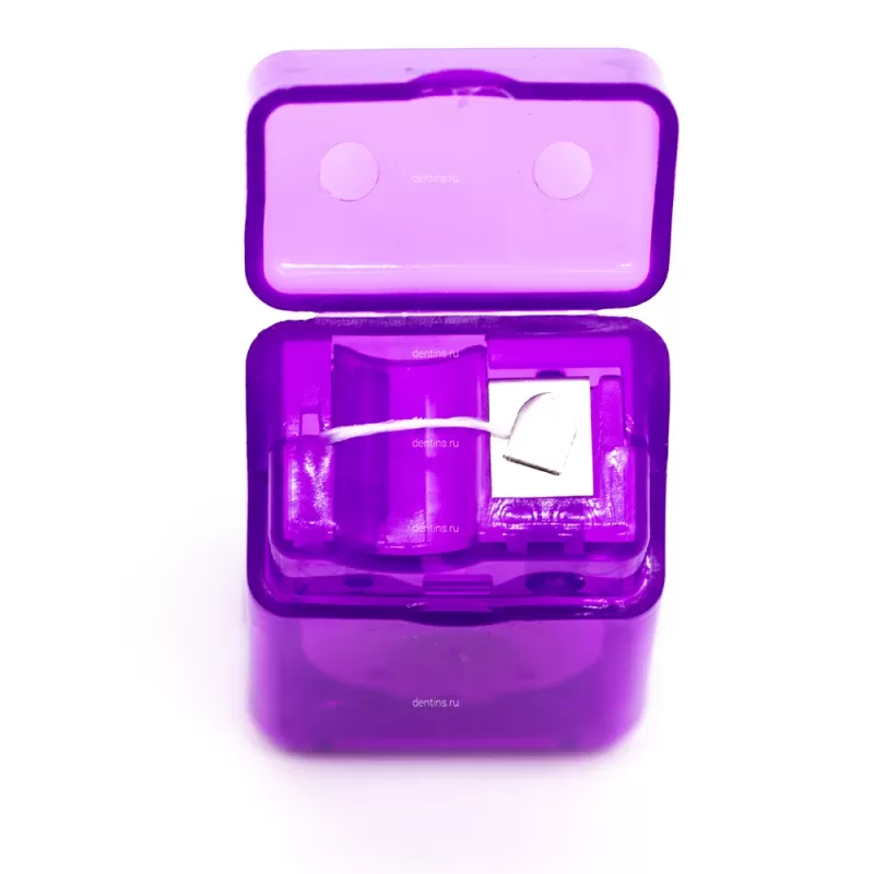 Ортодонтический набор по уходу за полостью рта в косметичке, фиолетовый