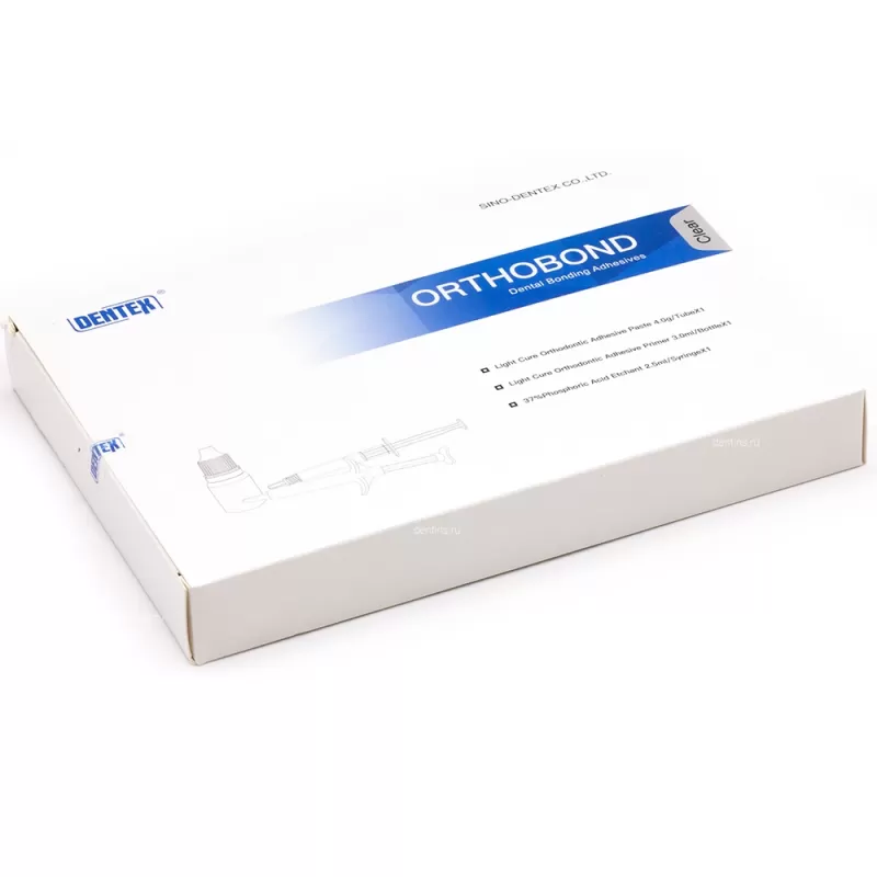 Набор для фиксации брекетов из композита, адгезива и протравки ORTHOBOND Intro Kit