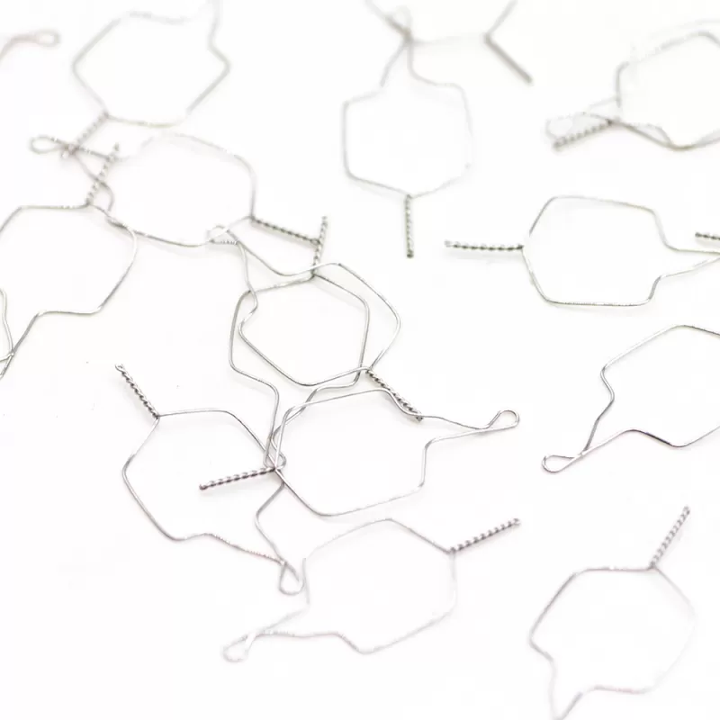 Металлическая лигатура Кобаяши, короткая, 0.010, 100 шт