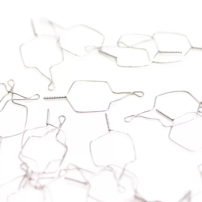 Металлическая лигатура Кобаяши, короткая, 0.012, 100 шт
