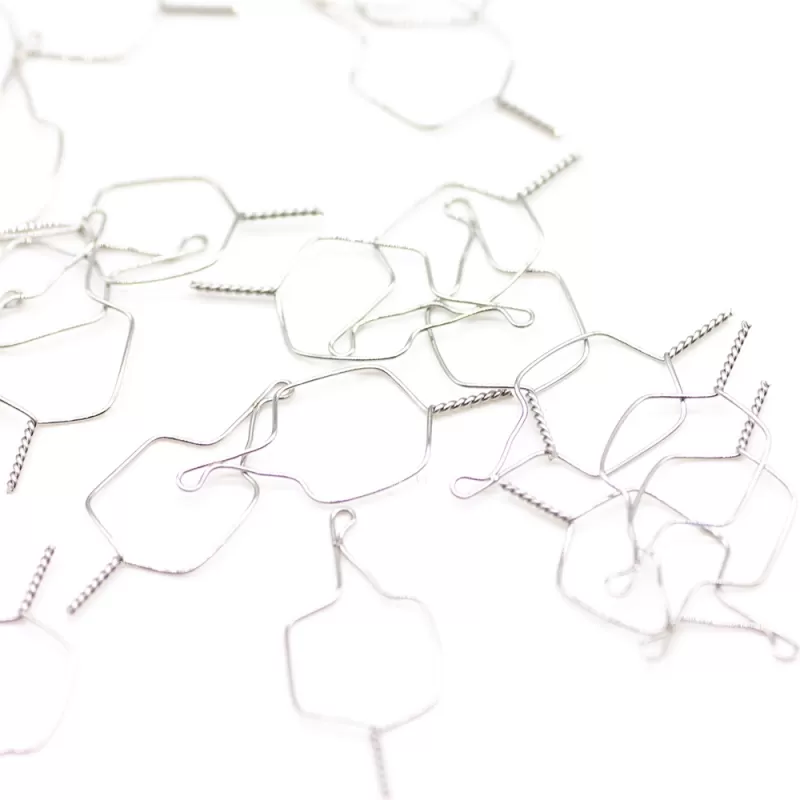 Металлическая лигатура Кобаяши, короткая, 0.014, 100 шт